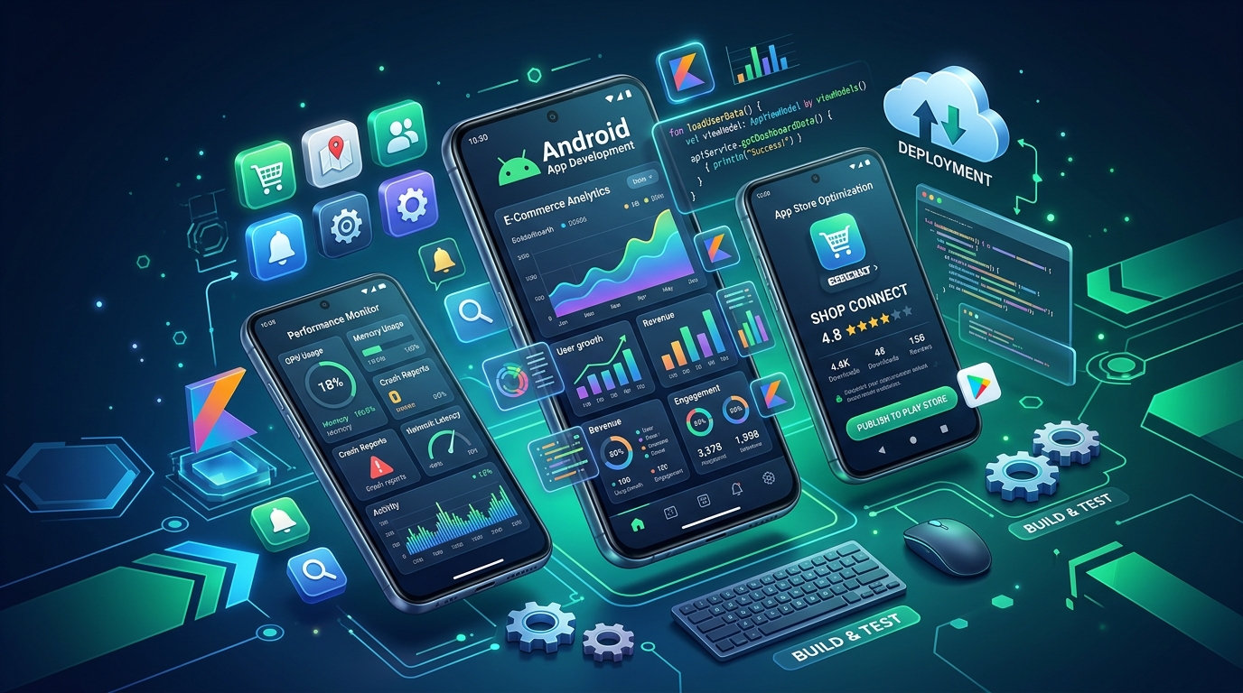 Android App Development & Enterprise Mobile Solutions - Krishkalp Technologies