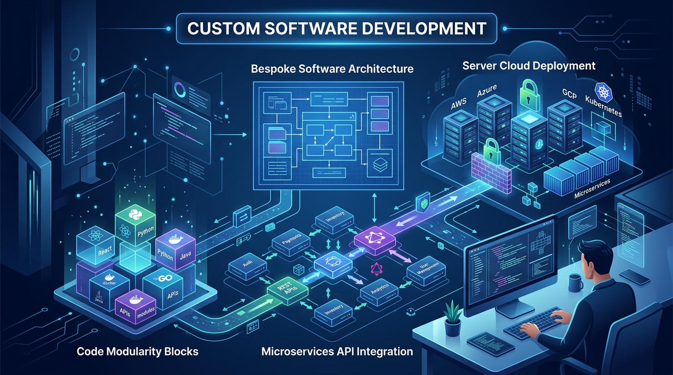 Custom Software Development & Microservices Architecture - Krishkalp Technologies