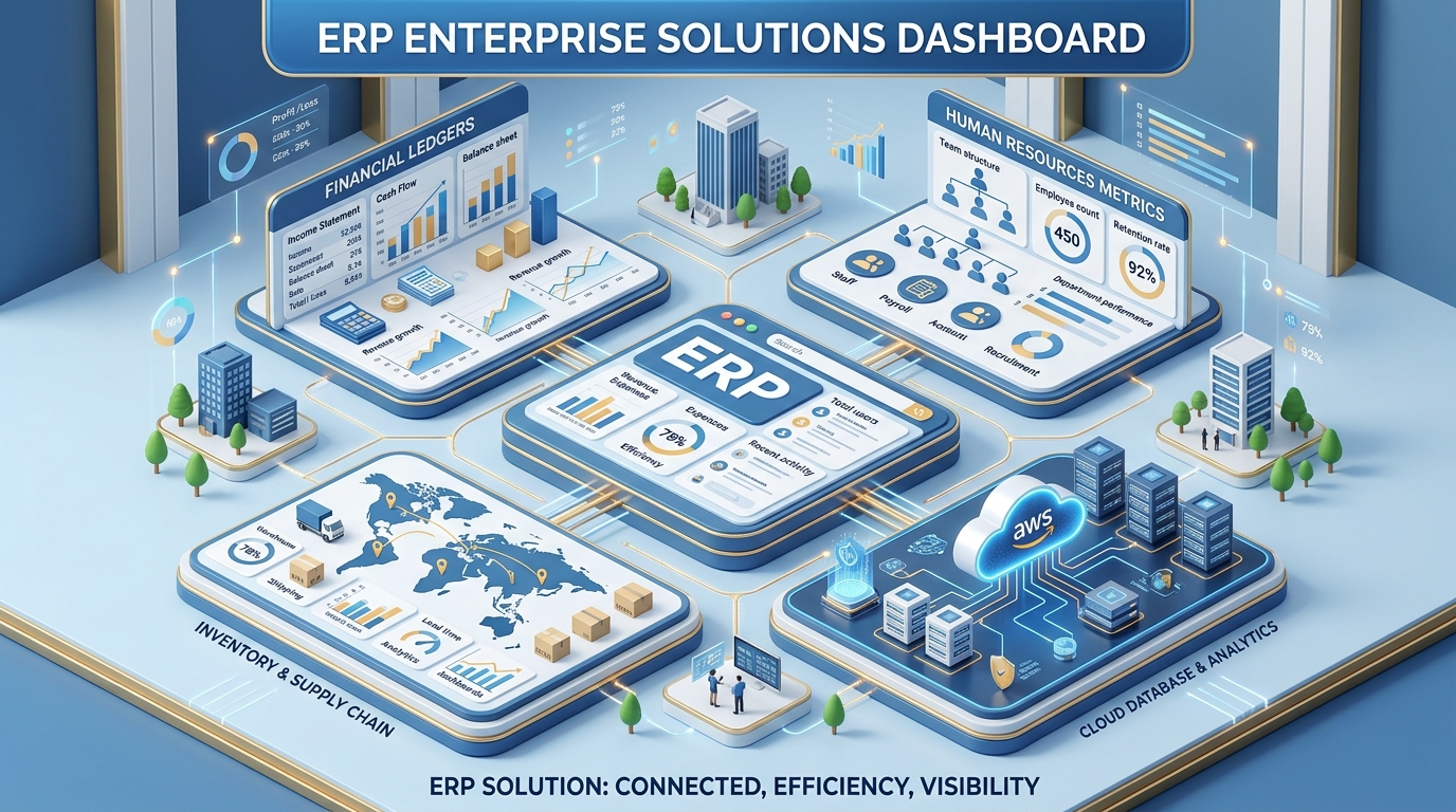 Enterprise Resource Planning ERP Solutions - Krishkalp Technologies